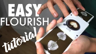 Easy Fast Card Flourish for Cardistry Beginners Tutorial