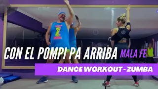 Con el pompi pa arriba - merengue- ZUMBA