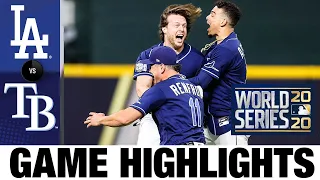 Rays cap rollercoaster World Series Game 4 with crazy walk-off | Dodgers-Rays Game 4 Highlights