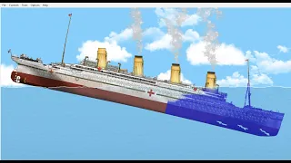 Britannic Sinking like titanic - Floating Sandbox