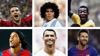 ЛЕГЕНДЫ ФУТБОЛА. Кто для тебя самый лучший футболист в истории?