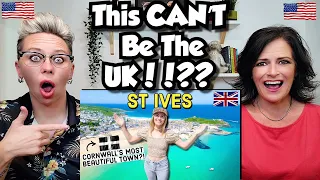 American Couple Reacts: St. Ives, Cornwall! Tropical Paradise, In ENGLAND?! FIRST TIME REACTION!!