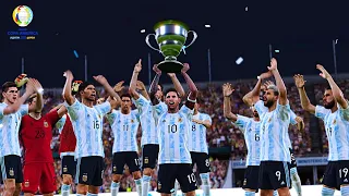 PES 2021 - Brazil Vs. Argentina - Copa America 2021 Final - Full Match - PS5 Gameplay.