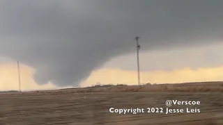 Extreme Close Call Intercept EF4 Tornado Winterset, Iowa