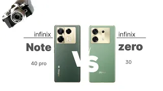 Infinix note 40 pro vs infinix zero 30 | full comparision | which one is better