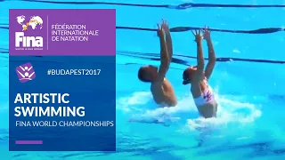 Flamini & Minisini's Epic Gold Moment | Artistic Swimming - Budapest 2017 | FINA World Championships