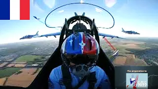Patrouille de France. As if you were in the cockpit.