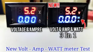 Voltage Ampre & Wattmeter Testing 100V 10A 1000W | M520 | 3In1