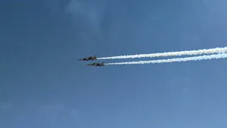 USAF Thunderbirds 4ship break-off over Thunder & Lightning Over Arizona Airshow. (2023)
