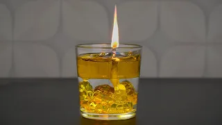 Amazing! A candle that will never go out and will burn FOREVER!