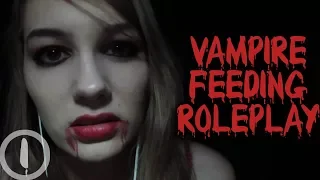 ASMR Vampire Feeding Roleplay (slurping, drinking, soft speaking & whispering) [Batsy]