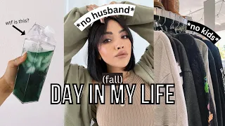 Fall day in my life *no husband, no kids* | Thrifting, Shopping & coffee