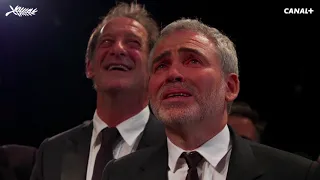 Grande émotion après le film En Guerre de Stéphane Brizé avec Vincent Lindon - Cannes 2018