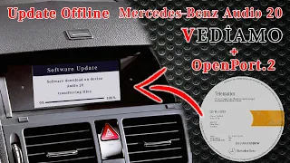 Mercedes Comand W212 NTG4.0-4.5 Audi20 обновление Offline софта с помощью Vediamo 4.2 Open Port2!