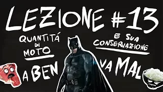 FISICA Teoria #13 - La QUANTITA' di MOTO, CONSERVAZIONE della QUANTITA' di MOTO, SISTEMI ISOLATI