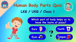 Body Parts Quiz, Human Body Parts Quiz For Kids, Body Parts Question & Answers, Body Parts, Quiz