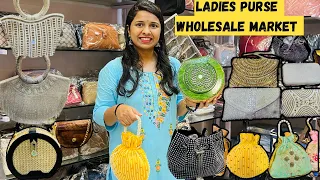 Ladies Purse Wholesale Market | Ladies Bag Manufacturers Mumbai |clutches|Sling Bag, Hand Bag, Potli