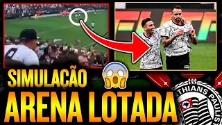 Gol de Renato Augusto com ARENA LOTADA 😱 em Corinthians 3 x 1 Ceará (SIMULAÇÃO)