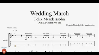 Mendelssohn - Wedding March - Guitar Tabs