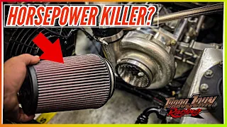 HUGE HP Loss from Air Filter?  Procharged LS / Back to back Dyno Test!
