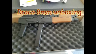 Draco NAK9  9mm AK-47 unboxing