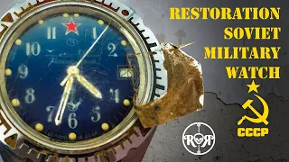 Restoration of a Soviet Military Watch - Vostok Komandirskie U-Boat - Russian Cal. 2414