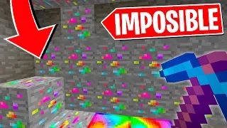 MINECRAFT pero HAY un NUEVO MINERAL de DIAMANTE MUY CHETADO! 💎🌈 MINECRAFT es ALEATORIO