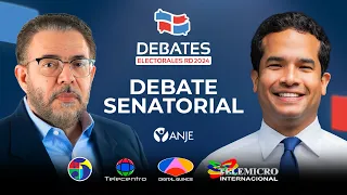 EN VIVO: DEBATE SENADORES POR EL DISTRITO NACIONAL Y SANTIAGO