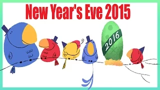 New Year's eve 2015 Google Doodle | What will Hatch in the New Year 2016?