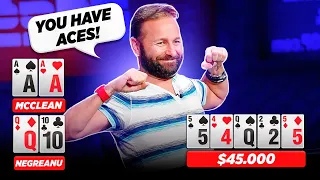 Top 5 Most Amazing Daniel Negreanu Poker Reads!