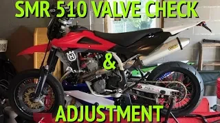 Husqvarna SMR510 Valve Clearance check/Adjustment