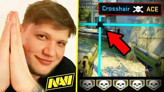 HE FOUND A CROSSHAIR FOR INSTANT ACES IN CS:GO! S1MPLE PROVES IT'S JUST TOO EZ! Best CSGO Highlights