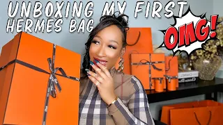 UNBOXING MY VERY FIRST HERMES BIRKIN 25 BAG!! / STORY TIME 🙈💕🍊