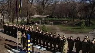 Первые 14 военнослужащих приняли присягу в Краматорском погранотряде