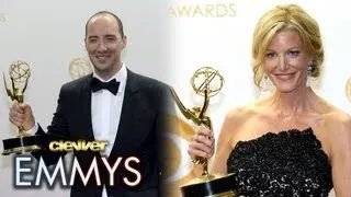 2013 Emmys Supporting Actor & Actress Winners - Anna Gunn, Tony Hale, Merritt Wever