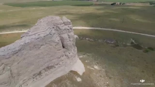 Phantom 3 Over Courthouse and Jail Rock