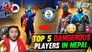 TOP 5 DANGEROUS PLAYERS IN NEPAL🇳🇵🔥- PART 2