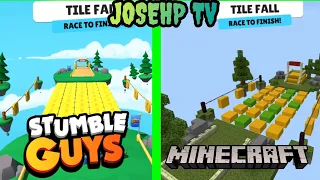 STUMBLE GUYS x MINECRAFT #stumbleguys #video @JOSEHPTV