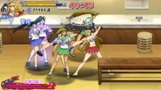 Ikkitousen Xcross Impact Challenge mode (vs 10 boss) Gameplay 1