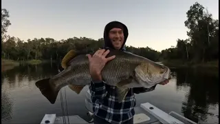 Lake Monduran 1st Cast 110cm Barra