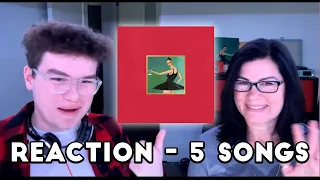 Mom reacts to my favorite songs from  My Beautiful Dark Twisted Fantasy by Kanye West