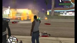 GTA San Andreas Грави Пушка.webm