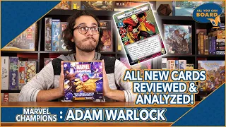 Adam Warlock Hero | Marvel Champions | All NEW Cards REVIEWED & ANALYZED (4 ASPECTS!)