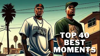 TOP 40 BEST MOMENTS IN GTA SAN ANDREAS (2 PLAYERS MOD VOL.1)