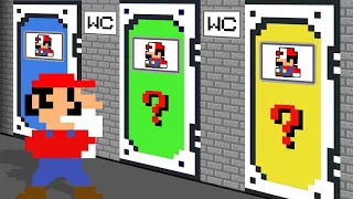 Mario missing Tiny Mario, Don't Choose Wrong Toilet in Maze Mayhem | Game Animation