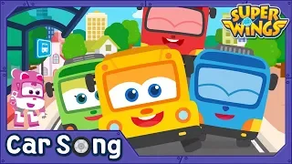 Colorful Bus | English Song | SuperWings Songs for Children