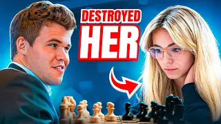 When Magnus Carlsen Had NO MERCY For Anna Cramling