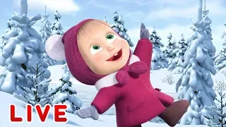 Masha und der Bär -  Zeichentrickfilme über den Winter ⛄ Alle Folgen nacheinander.🎬