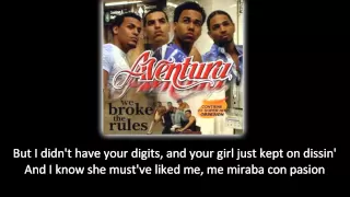 Aventura - Obsesión [Remix en ingles] (lyric - letra)