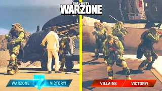 Warzone Victory - HEROES vs VILLAINS